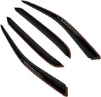 4pc Sun Rain Guards Window Visor Wind Deflector Compatible - Image 4