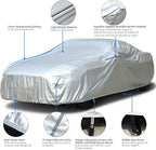 Tecoom Sport Car Cover Waterproof All Weather, Light Shell Car Covers - Image 2