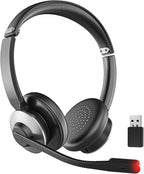 Bluetooth 5.3 Headset, Wireless Headset by Earbay