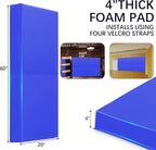 PROGOAL 60"/72" High Gym Wall Padding 2"/4" Thick Foam Basketball Court Wall - Image 5