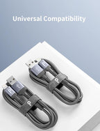 iPhone Charger Cable 2Pack 6FT, Nylon Braided Lightning Cable, Fast Charging - Image 7