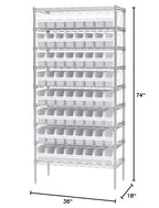 Akro-Mils 24-Drawer Plastic Drawer Storage Cabinet - Image 12