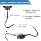 DIYMAG Swivel Swing Magnetic Hooks - Image 4