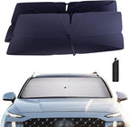 Windshield Sun Shade Umbrella for 2019-2023 Hyundai Santa Fe Accessories: by HIMUMOY