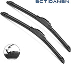 3Pcs Windshield Wiper Blades Set - Image 2
