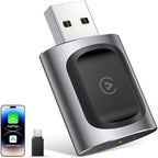 AuroraLink Wireless Carplay & Android Auto Adapter 2-in-1 Stable & No Delay by Powerful2-in-1WirelessCarplayAdapterandAIBoxforYourChoice
