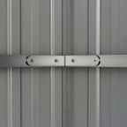 Outsunny 11' x 6' Outdoor Storage Shed, Galvanized Metal Utility Garden Tool - Image 7