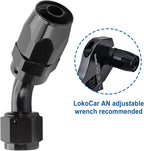 LokoCar 8AN Hose End Fitting 45 Degree Swivel - Image 5