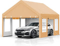 13x20FT Heavy Duty Carport, Outdoor Garage Canopy by Unknown