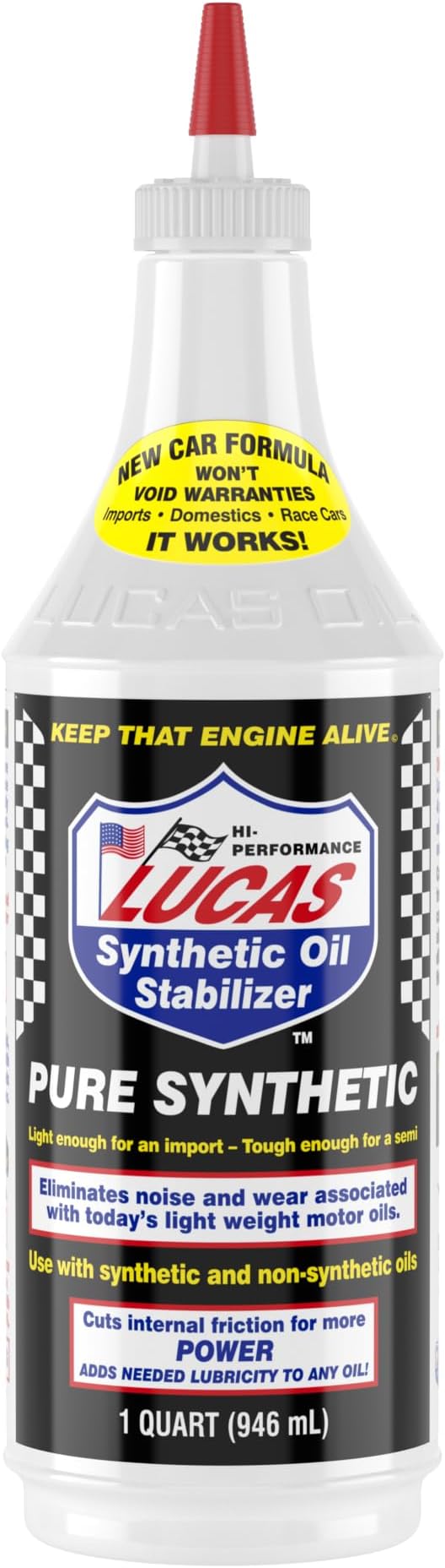 Lucas LUC10130 Synthetic Oil Stabilizer. Quart by LucasOil