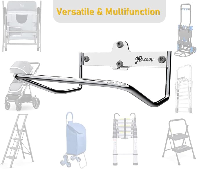 JBscoop 2 Ladder Hooks Wall Mount - Image 5