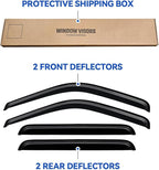 Window Visors Rain Guards for 2000 2001 2002 2003 2004 2005 Ford Excursion - Image 5