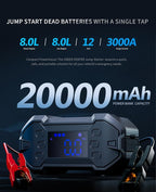 Portable Car Jump Starter 3000A - Image 2