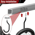 Shimeyao 4 Pcs Machine Thread Bicycle Storage Hook - Image 3