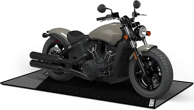 31x98IN Motorcycle Mat Compatible by Kistrba