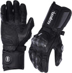 Harssidanzar Leather Motorcycle Gloves by Harssidanzar