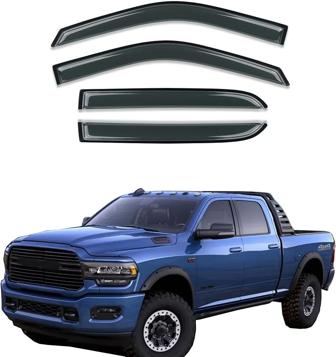 Sun/Rain Guards Window Visors Compatible by GLDIFA