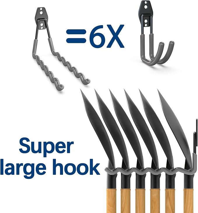 3-H Garage Wall Hooks 20 Pack, Garage Hooks Heavy Duty - Image 5
