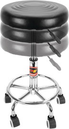 Performance Tool W85027 Adjustable Pneumatic Rolling Bar Stool, 250 Lbs Capacity - Image 9