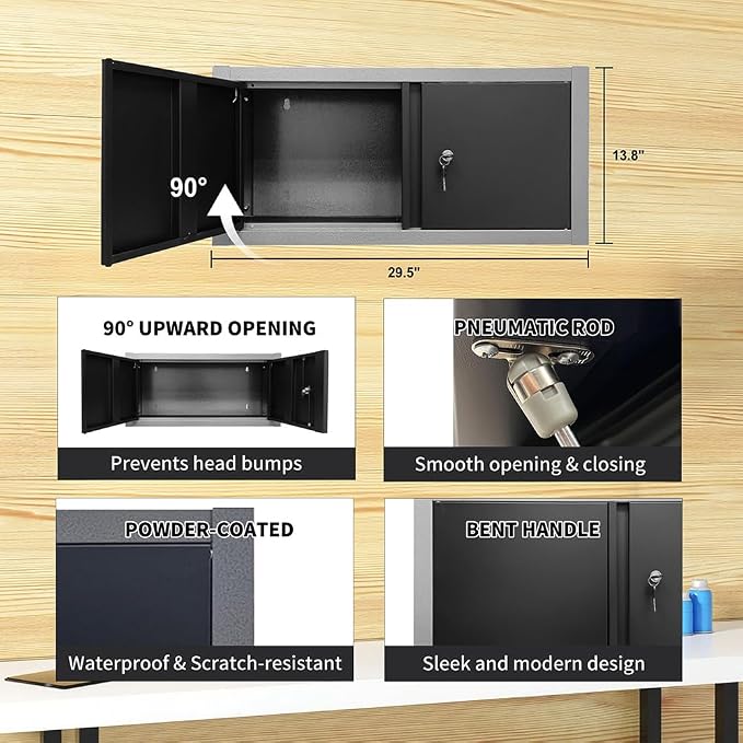 JZD Garage Storage Cabinet System Workbench Set Workshop - Image 5