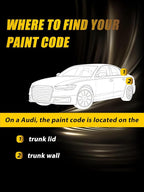 Brilliant Black Touch Up Paint Compatible - Image 2