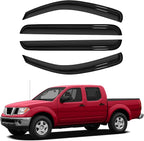 4pc Sun Rain Guards Window Visor Wind Deflector Compatible by GLDIFA