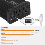 ALLWEI 300W Car Power Inverter DC 12V to 110V AC - Image 3