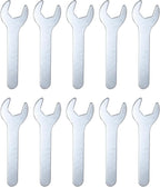 HARFINGTON 10pcs Small Wrench 21x126x2.8mm Metric U-Shaped Single Open Ended by HARFINGTON