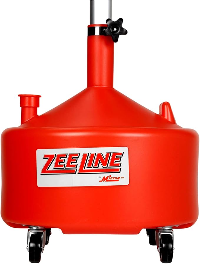 Zeeline By Milton ZE8DC, Rolling Oil Drain Pan, 8 Gallon Oil Drain - Image 5