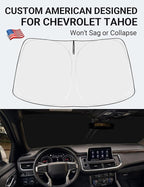 Proadsy 2025 Upgrade Windshield Sun Shade Custom Fit Tahoe Z71, High Country - Image 2