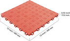 VEVOR Interlocking Garage Floor Covering Tiles, 50 Pack, Double-Sided Texture - Image 9