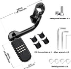 1.25" Highway Footpegs, Motorcycle Adjustable Footrest - Image 4