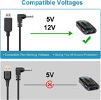 Radar Detector Cable, USB to DC3.5 Plug Cord, Replacement Radar Detectors Power - Image 3
