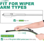 28" 28" 12" Windshield Wiper Blades Replacement - Image 7