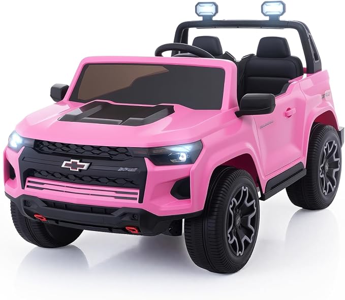 Joywhale 24V Ride on Truck 4WD Kids Electric Vehicle Licensed Chevorlet Ride on by JOYWHALE