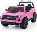 Joywhale 24V Ride on Truck 4WD Kids Electric Vehicle Licensed Chevorlet Ride on by JOYWHALE