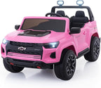 Joywhale 24V Ride on Truck 4WD Kids Electric Vehicle Licensed Chevorlet Ride on by JOYWHALE