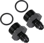 6AN Male Flare to 12AN ORB O-ring Boss Fuel Pump Rail Adapter Fitting Aluminum - Image 3