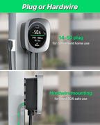 Level 2 EV Charger 50 Amps Smart Motion Sensor Screen Electric Car Charger - Image 6
