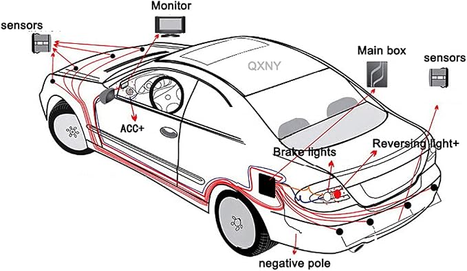 Backup Parktronic System Car Auto Vehicle Reverse - Image 8