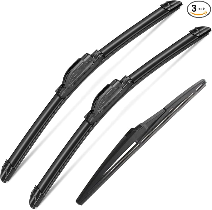 3 Wipers Set for Ford Expedition 2018 2019 2020 2021 2022 2023, Windshield by SCTIOANSNOemWiperBlades