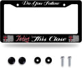 Do You Follow Jesus This Close License Plate Frame Christian License Plate by GORSNKYE