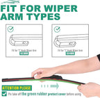 24" 18" 12" Windshield Wiper Blades Replacement - Image 8