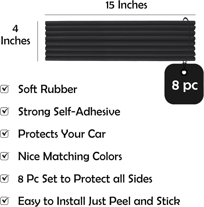RUBBER BOND Garage Wall Protectors 8 Pack - Image 2