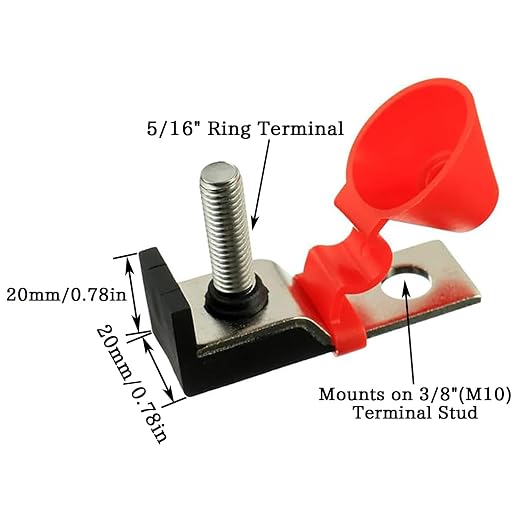Marine Rated Battery Fuse 58V DC Max 100A IP66 Waterproof Fuse Holder 100A - Image 4