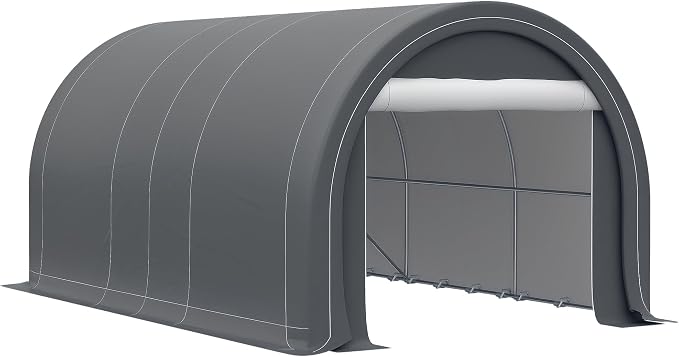 Outsunny 10' x 16' Carport, Heavy Duty Portable Garage Storage Tent by Outsunny