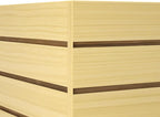 WISDOMFUR Rotating Slatwall Display Rack – 16"x16"x60" Maple Spinning Tower - Image 8