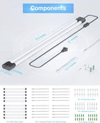 Ensenior 10 Pack Linkable Led Shop Light 4ft - Image 6