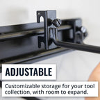 StoreYourBoard 48'' Modular Garage Tool Organizer Wall Mount – Adjustable - Image 4