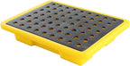 Drum Containment Spill Pallet, Industrial Nestable Oil Drums Leak-Proof Tray by PFCDZDU